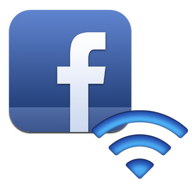 facebook check in wifi