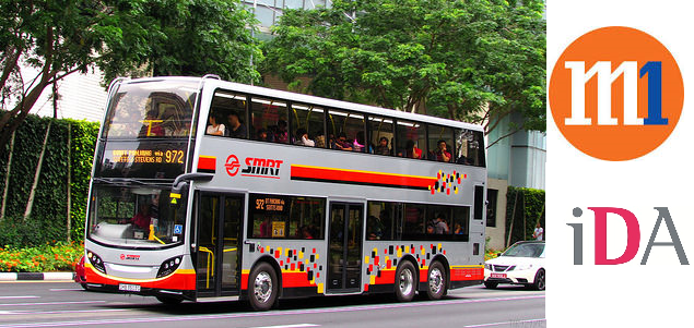 Commuters on SMRT buses can now surf the Web with Wi-Fi On-the-go, thanks to M1 and the Infocomm Development Authority (IDA), two companies working in Singapore’s Telecom sector. - SMRT buses provide now Wi-Fi On-The-Go to commuters in Singapore.