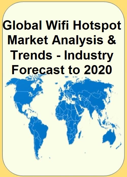 According to a report by ResearchAndMarkets, it is anticipated that within the next five years the CAGR of the Wi-Fi hotspot market will boost to approximately $3.3 billion. - Global Wi-Fi hotspot market report