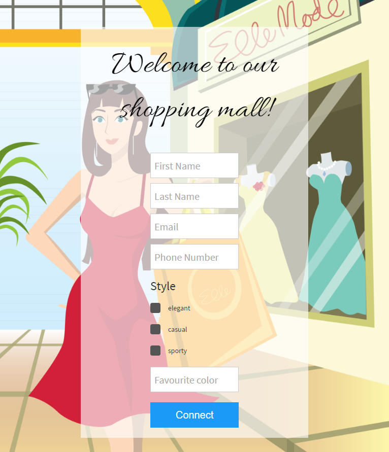 shopping mall form based authentication wifi login through captive portal