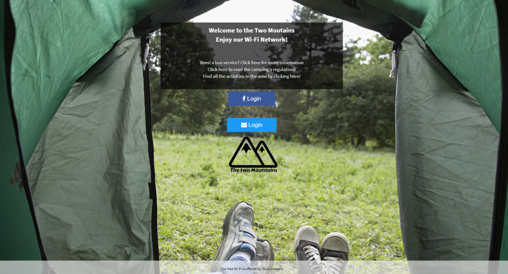How to deploy an outside WiFi network for camping