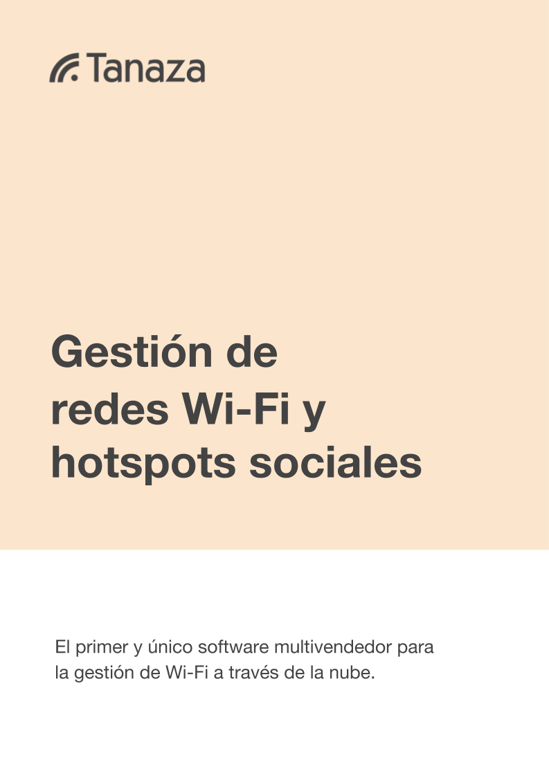 Gestiòn de Redes Wi-Fi y Hotspots Sociales